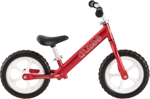Cruzee Rowerek Biegowy Czerwony Siodełko EVA